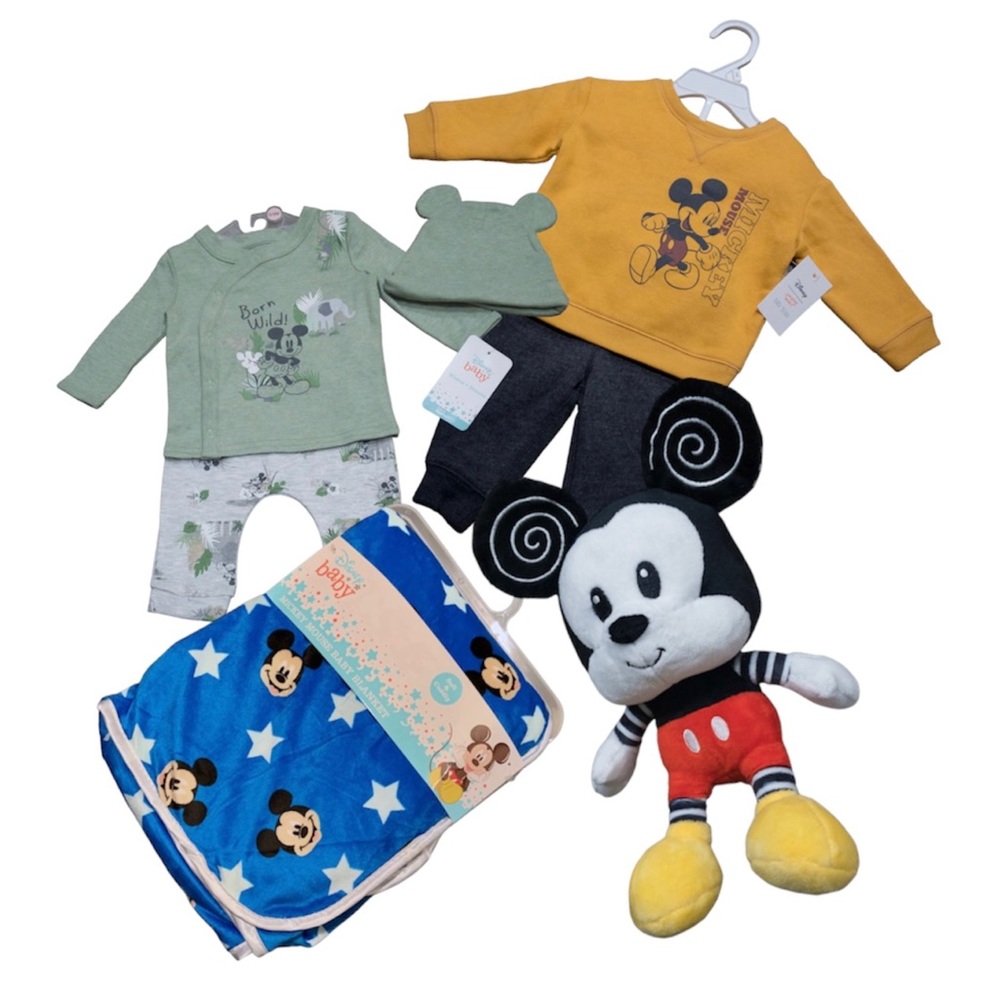 Mickey Mouse Themed Bundle(0-3 mo. set AND 6 mo. set)